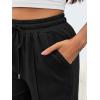 imageTrendy Queen Womens Wide Leg Sweatpants Baggy Loose Fall Barrel Casual Lounge Athletic Pants Comfy Teen Girl Cute y2k JoggersBlack