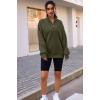 imageTrendy Queen Womens Zip Up Hoodies Oversized Sweatshirts Preppy Clothes Fall Teen Girls Outfits Fashion Crewneck PulloverArmygreen