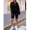 imageTrendy Queen Womens Zip Up Hoodies Oversized Sweatshirts Preppy Clothes Fall Teen Girls Outfits Fashion Crewneck PulloverBlack