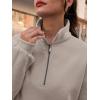 imageTrendy Queen Womens Zip Up Hoodies Oversized Sweatshirts Preppy Clothes Fall Teen Girls Outfits Fashion Crewneck PulloverCoffeegrey