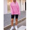 imageTrendy Queen Womens Zip Up Hoodies Oversized Sweatshirts Preppy Clothes Fall Teen Girls Outfits Fashion Crewneck PulloverPink