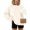 imageTrendy Queen Sweatshirts for Women Hoodies Oversized Crewneck Tops Sweaters Comfy Fall Winter Outfits Clothes 2025 FashionApricot