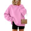 imageTrendy Queen Sweatshirts for Women Hoodies Oversized Crewneck Tops Sweaters Comfy Fall Winter Outfits Clothes 2025 FashionPink