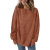 imageTrendy Queen Womens Oversized Sweatshirts Hoodies Long Sleeve Pullover Sweaters Fall Fashion Outfits Clothes 2024Brown