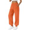 imageTrendy Queen Womens Sweatpants Baggy Athletic Joggers with Pockets Lounge PantsOrange