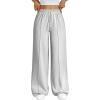 imageTrendy Queen Womens Wide Leg Sweatpants Baggy Loose Fall Barrel Casual Lounge Athletic Pants Comfy Teen Girl Cute y2k JoggersGrey