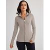 imageTrendy Queen Womens Lightweight Zip Up Jackets 2025 Athletic Hoodies Fall Gym Shirts Running Workout Clothes with PocketCoffeegrey