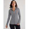 imageTrendy Queen Womens Lightweight Zip Up Jackets 2025 Athletic Hoodies Fall Gym Shirts Running Workout Clothes with PocketGrey
