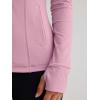 imageTrendy Queen Womens Lightweight Zip Up Jackets 2025 Athletic Hoodies Fall Gym Shirts Running Workout Clothes with PocketLightpink