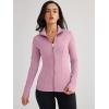 imageTrendy Queen Womens Lightweight Zip Up Jackets 2025 Athletic Hoodies Fall Gym Shirts Running Workout Clothes with PocketLightpink