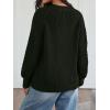 imageTrendy Queen Womens Oversized Cable Knit Crewneck Fall Pullover SweatersArmy Green