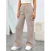 imageTrendy Queen Womens Sweatpants Wide Leg Cargo Barrel Baggy Pants Joggers Fall Clothes Work 2025 Travel OutfitsCoffeegrey