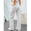 imageTrendy Queen Womens Sweatpants Wide Leg Cargo Barrel Baggy Pants Joggers Fall Clothes Work 2025 Travel OutfitsGrey
