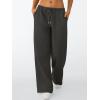 imageTrendy Queen Womens Wide Leg Sweatpants Baggy Drawstring Low Rise Lounge Pants 2025 Fall Joggers with PocketsDarkgrey