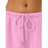 imageTrendy Queen Womens Wide Leg Sweatpants Baggy Drawstring Low Rise Lounge Pants 2025 Fall Joggers with PocketsPink