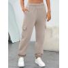 imageTrendy Queen Womens Cargo Sweatpants Oversized Fleece Joggers Baggy Athletic Pants with PocketCoffeegrey