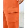 imageTrendy Queen Womens Cargo Sweatpants Oversized Fleece Joggers Baggy Athletic Pants with PocketOrange