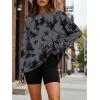 imageTrendy Queen Womens Oversized Long Sleeve T Shirts 2025 Basic Crewneck Tee Fall Tops Casual Workout Y2K ClothesTiedyegrey