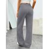 imageTrendy Queen Womens Sweatpants Wide Leg Barrel PantsBlackgrey