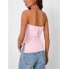 imageTrendy Queen Going Out Tops for Women Summer Spring Tube Tops Cute Off The Shoulder Backless Corset Teen Girls Y2k ClothesLightpink