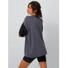 imageTrendy Queen Oversized TShirts for Women Summer Workout Loost Fit Short Sleeve Tops Casual Y2K 2025 Fashion Basic TeesDarkgrey