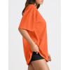 imageTrendy Queen Womens Oversized Summer T Shirts Plus Size Batwing Cute Casual Tops Short Sleeves Fashion Workout ClothesOrange