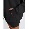 imageTrendy Queen Womens Oversized Sweatshirts Quarter Zip Pullover Long Sleeve Fall Fashion 2025 Winter Clothes Thumb HolesBlack
