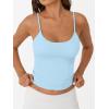 imageTrendy Queen Womens Spaghetti Strap Tank Top Summer Double Lined Workout Camisole Going Out Cute Tops Y2k Teen Girl BasicLightblue