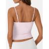 imageTrendy Queen Womens Spaghetti Strap Tank Top Summer Double Lined Workout Camisole Going Out Cute Tops Y2k Teen Girl BasicLightpink