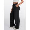 imageTrendy Queen Womens Wide Leg Sweatpants Baggy Lounge Travel Pants Fall Fashion Outfits 2025 Winter Joggers ClothesBlack