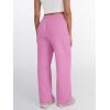imageTrendy Queen Womens Wide Leg Sweatpants Baggy Lounge Travel Pants Fall Fashion Outfits 2025 Winter Joggers ClothesPink
