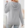 imageTrendy Queen Womens Fall Fashion T Shirts Basic Drawstring Pullover Loose Fit Hoodies Winter Clothes with PocketGrey