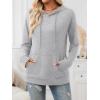imageTrendy Queen Womens Fall Fashion T Shirts Basic Drawstring Pullover Loose Fit Hoodies Winter Clothes with PocketGrey