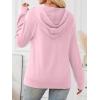 imageTrendy Queen Womens Fall Fashion T Shirts Basic Drawstring Pullover Loose Fit Hoodies Winter Clothes with PocketPink