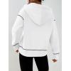 imageTrendy Queen Half Zip Pullover Cropped Hoodies for Women Y2k Cute Sweatshirts Jackets Fall Fashion 2025 Outfits ClothingWhite