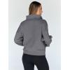 imageTrendy Queen Womens Sweatshirts Quarter Half Zip Pullover Oversized Hoodies Fall Fashion 2025 Winter Fleece Jackets SweatersDarkgrey