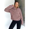 imageTrendy Queen Womens Sweatshirts Quarter Half Zip Pullover Oversized Hoodies Fall Fashion 2025 Winter Fleece Jackets SweatersDarkpink