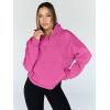 imageTrendy Queen Womens Sweatshirts Quarter Half Zip Pullover Oversized Hoodies Fall Fashion 2025 Winter Fleece Jackets SweatersHotpink