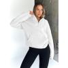 imageTrendy Queen Womens Sweatshirts Quarter Half Zip Pullover Oversized Hoodies Fall Fashion 2025 Winter Fleece Jackets SweatersWhite