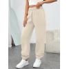 imageTrendy Queen Womens Sweatpants High Waisted Winter Baggy Lounge Pants Fall Active Fleece Comfy Joggers 2025Beige