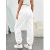 imageTrendy Queen Womens Sweatpants High Waisted Winter Baggy Lounge Pants Fall Active Fleece Comfy Joggers 2025White