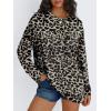 imageTrendy Queen Womens Oversized Long Sleeve T Shirts 2025 Basic Crewneck Tee Fall Tops Casual Workout Y2K ClothesLeopard2