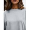 imageTrendy Queen Womens Oversized Long Sleeve T Shirts 2025 Basic Crewneck Tee Fall Tops Casual Workout Y2K ClothesLightgrey
