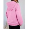 imageTrendy Queen Womens Winter Fleece Sherpa Lined Hoodie Casual Warm Pullover Hooded SweatshirtPink