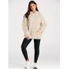 imageTrendy Queen Womens Oversized Hoodies Fleece Sweatshirts Fall Fashion Pullover Sweaters Winter ClothesBeige