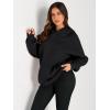 imageTrendy Queen Womens Oversized Hoodies Fleece Sweatshirts Fall Fashion Pullover Sweaters Winter ClothesBlack
