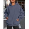 imageTrendy Queen Womens Oversized Hoodies Fleece Sweatshirts Fall Fashion Pullover Sweaters Winter ClothesDusty Blue