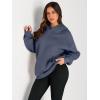 imageTrendy Queen Womens Oversized Hoodies Fleece Sweatshirts Fall Fashion Pullover Sweaters Winter ClothesDusty Blue