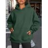 imageTrendy Queen Womens Oversized Hoodies Fleece Sweatshirts Fall Fashion Pullover Sweaters Winter ClothesForest Green