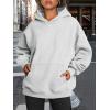 imageTrendy Queen Womens Oversized Hoodies Fleece Sweatshirts Fall Fashion Pullover Sweaters Winter ClothesGrey